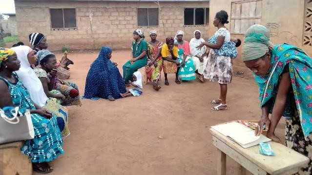 A women's farmer group in Ghana