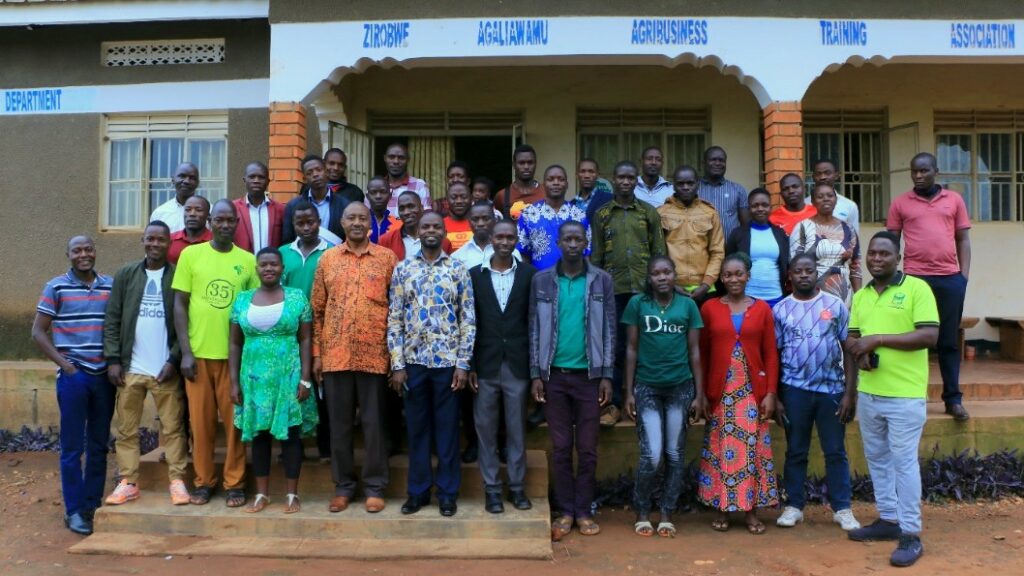 youth agricultural training group in Uganda