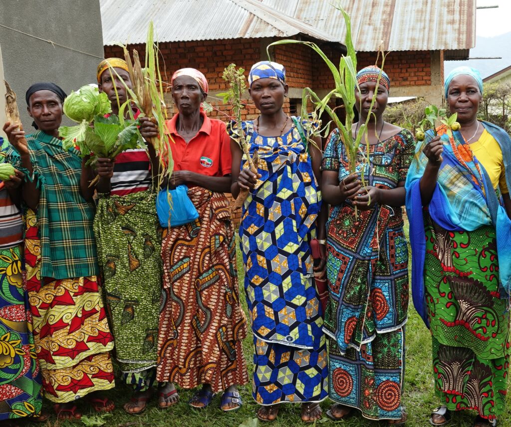 Women attending a plant clinic in Bujumbura, Burundi