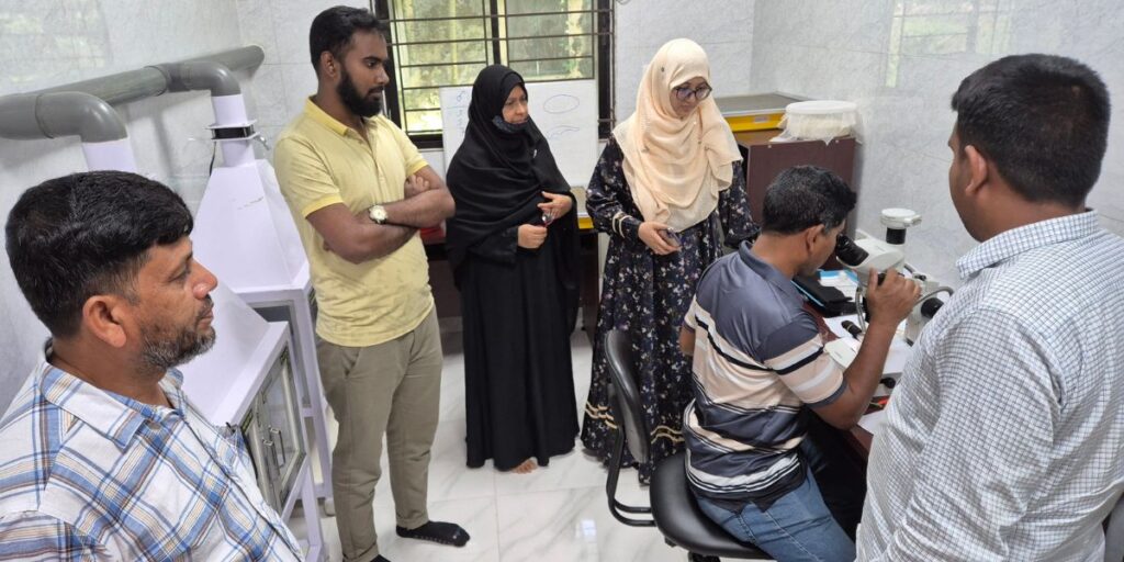 The Trichogramma rearing facilities in Rangpur.