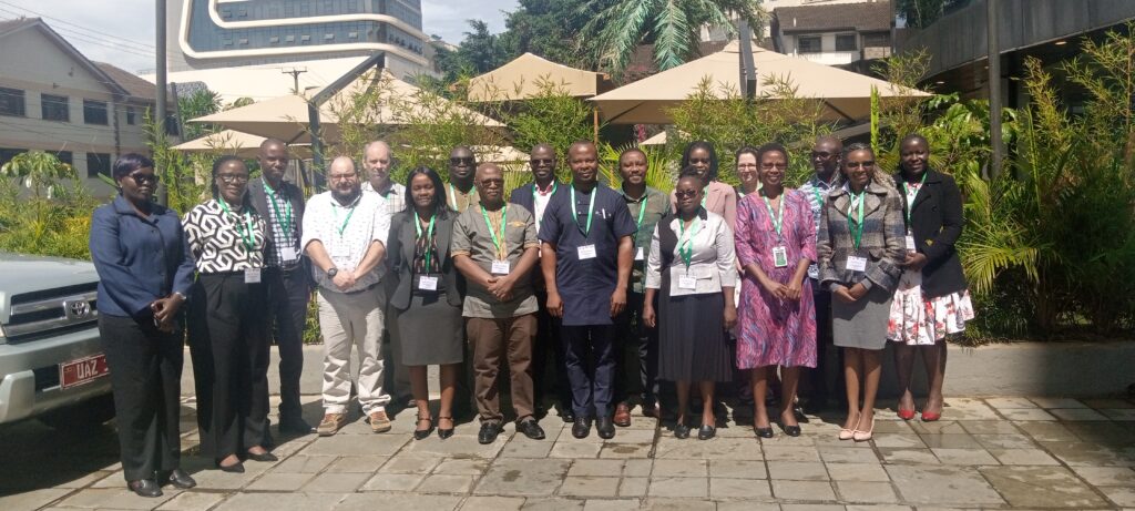Participants pictured outside in Nairobi, Kenya.