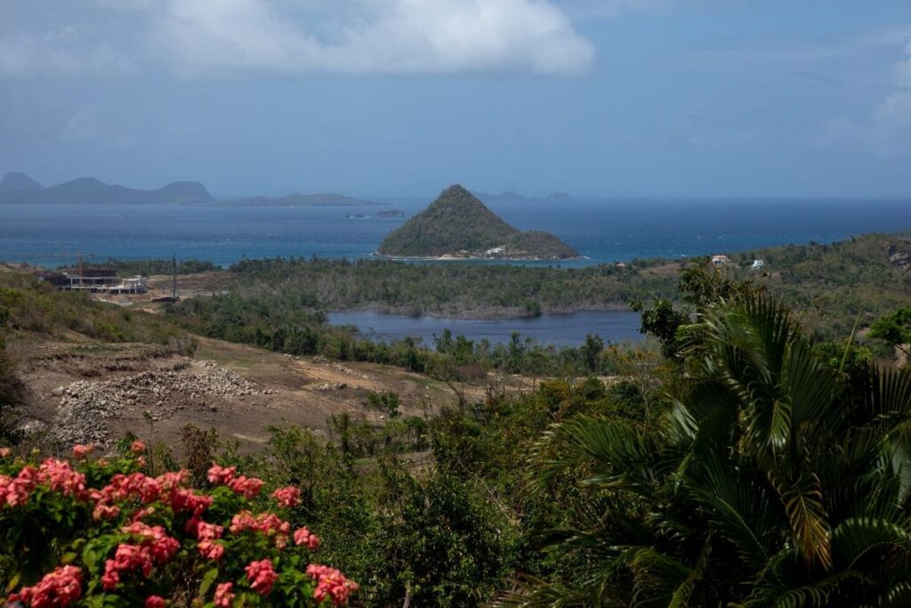 Grenada's tropical landscape