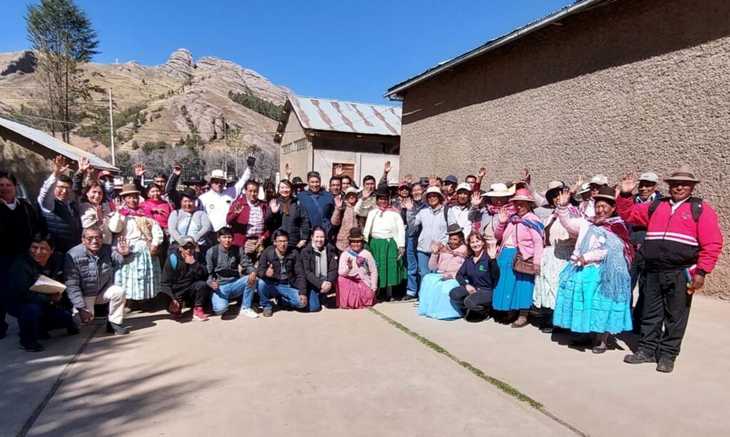 Participants of the training in Puno, Peru