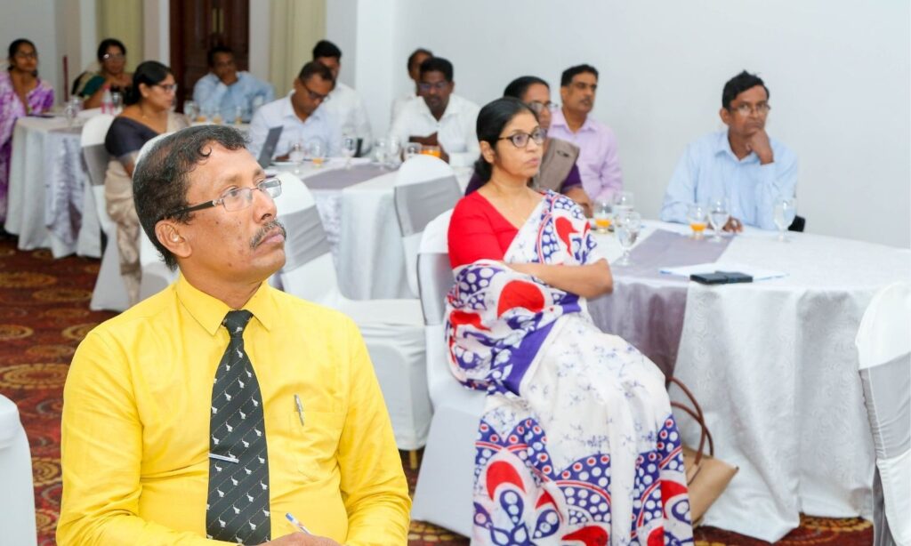 Participants at a Pesticide Risk Reduction workshop in Sri Lanka