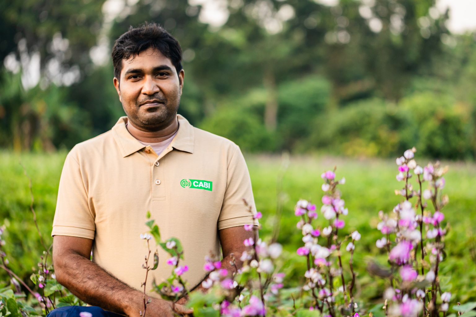 A participant of the plant doctor training in Bangladesh.
