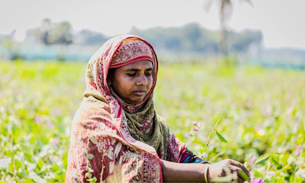 Woman farmer in Bangladesh