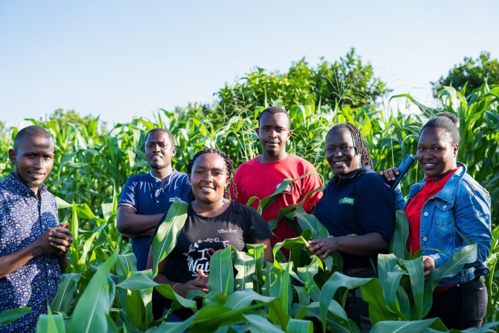 Young trainees in Kenya